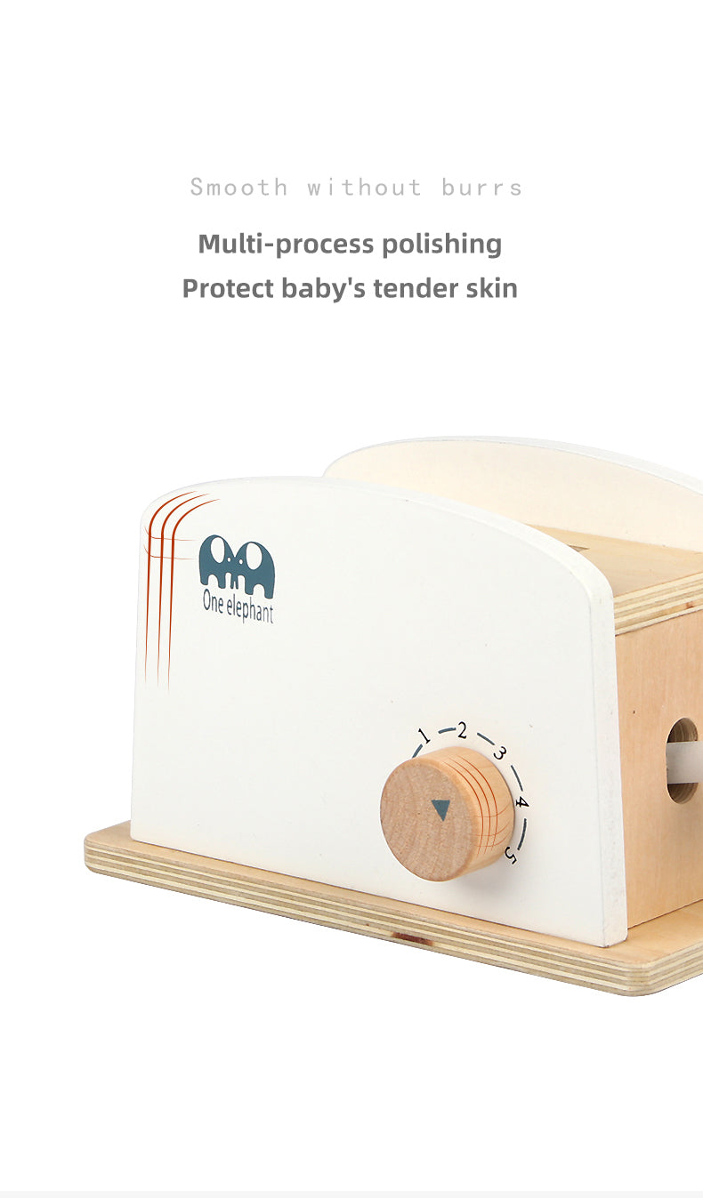 Wooden Toaster Toy Kitchen Playset