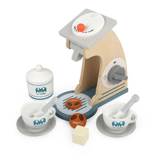 Wooden Coffee Machine Toy