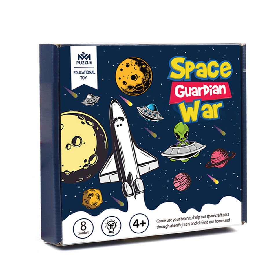 3D Space Guardian War Puzzle