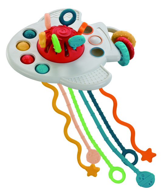 4-in-1 Sensory Pull-String Toy