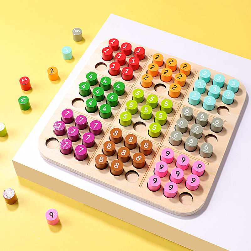 Educational Wooden Sudoku Board Game
