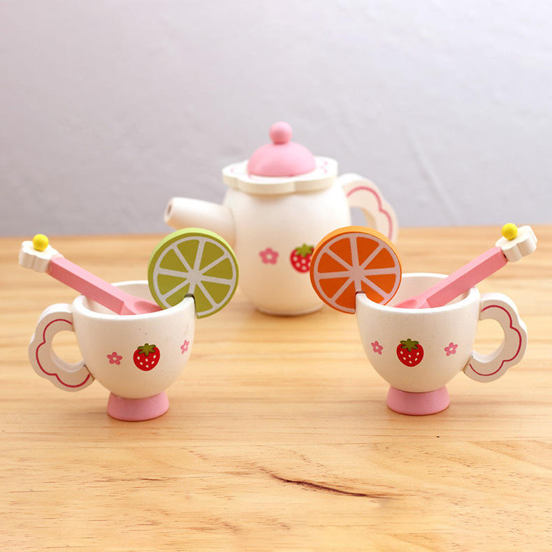 Wooden Afternoon Tea & Teapot Toy Set