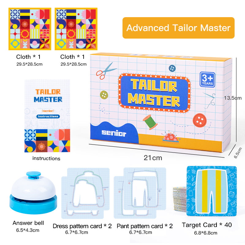 Montessori Tailor Master Game – DIY Color Matching & Dress-Up Learning Toy