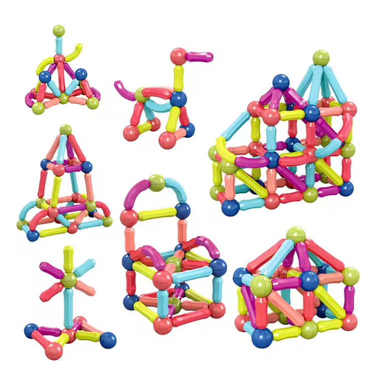 Magnetic Building Sticks And Balls Toy