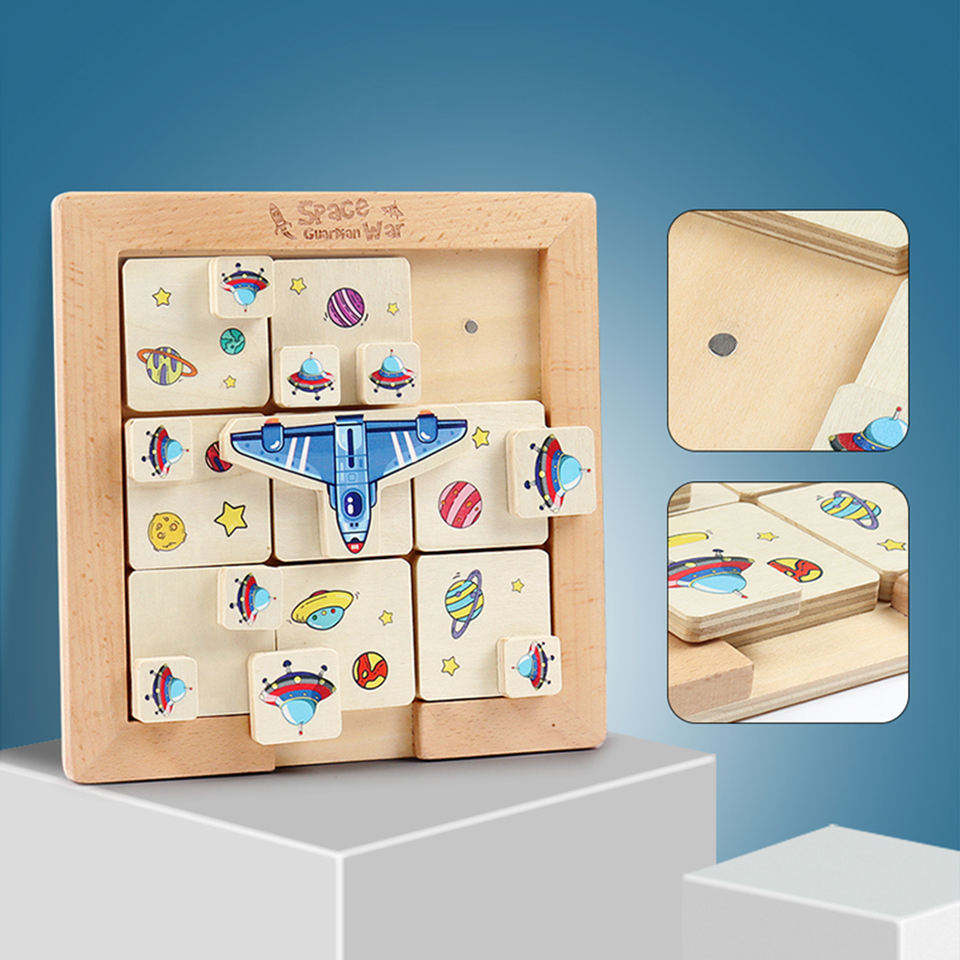 3D Space Guardian War Puzzle