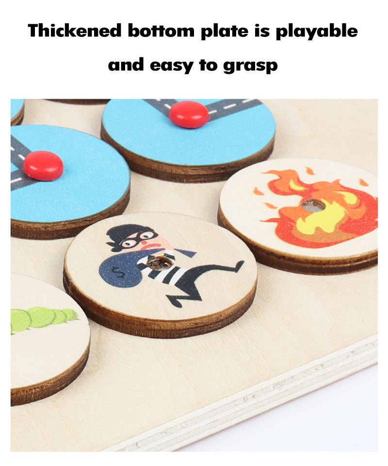 Wooden Explore the Route Maze Puzzle