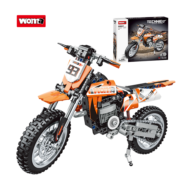 Technic Motorcycle Brick Building Blocks Motorcycle Model Toy