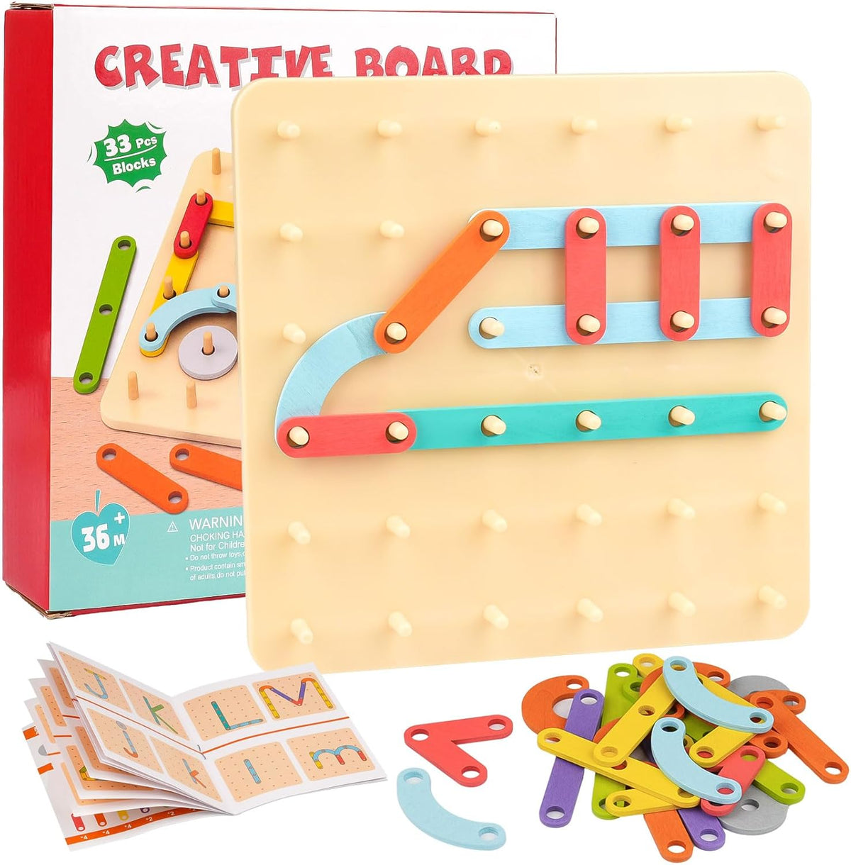 Wooden Geometric Shape Puzzle – Early Learning Matching Game