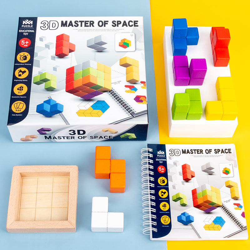 3D Master Wooden Building Blocks