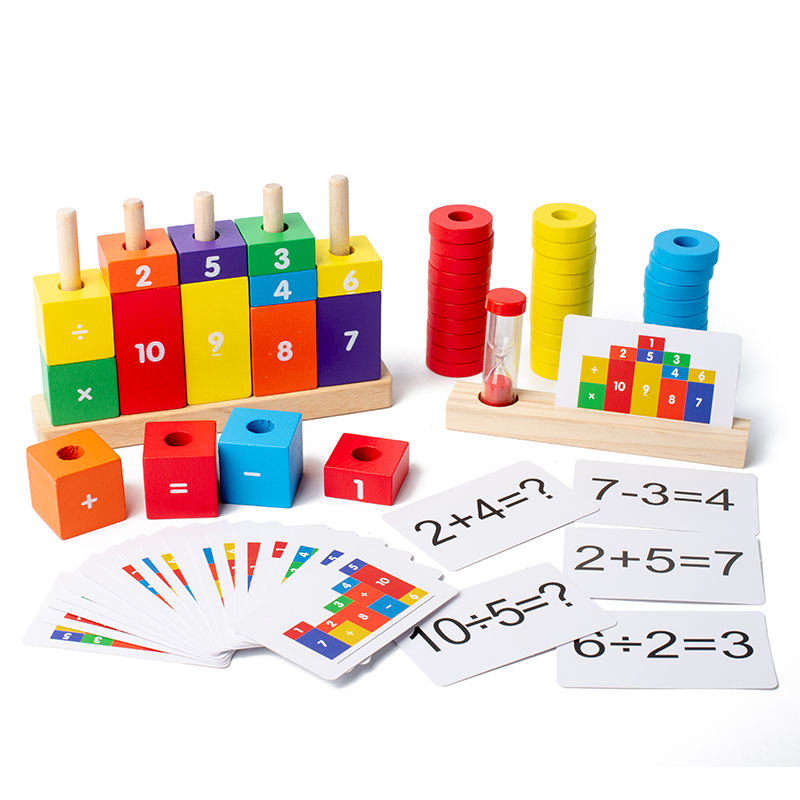 Montessori Learning Blocks – Alphabet & Number Matching Game
