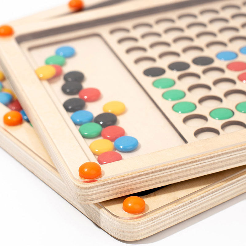 Montessori Wooden Drawing Board - Pen Control Training Toy for Toddlers