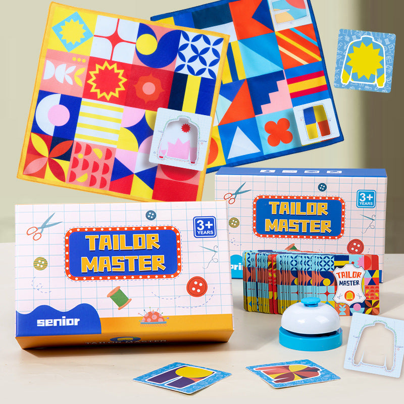 Montessori Tailor Master Game – DIY Color Matching & Dress-Up Learning Toy