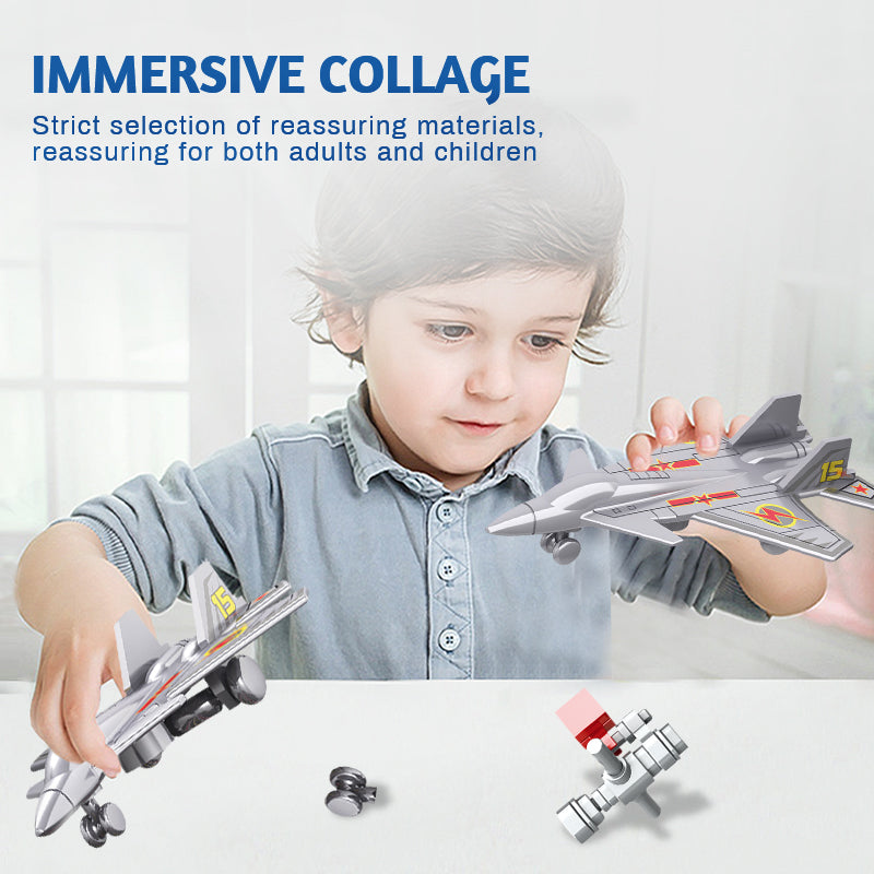 Aircraft Carrier Model Assemble Warship Building Blocks Brick Adult 003 Fujian Ship Toy