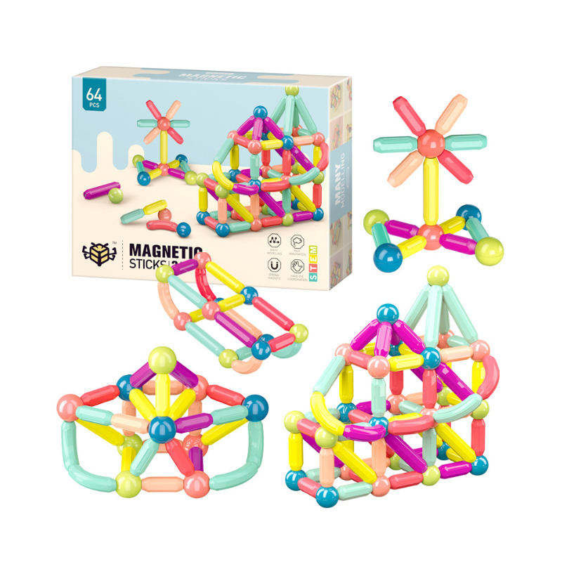 Magnetic Building Sticks And Balls Toy