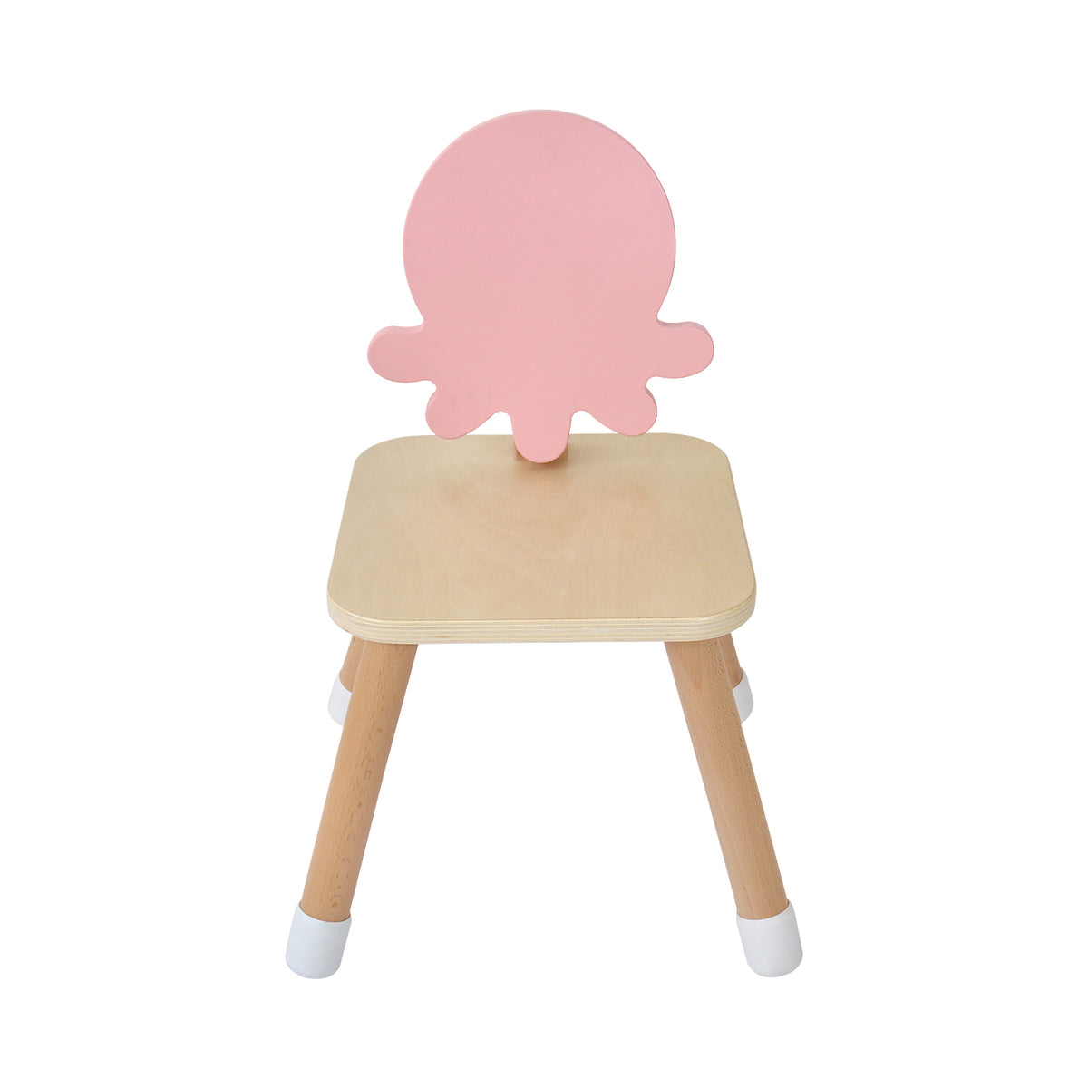 Wooden Sensory Creative Table with 3 Foldable Storage Bins and a Wooden Chair