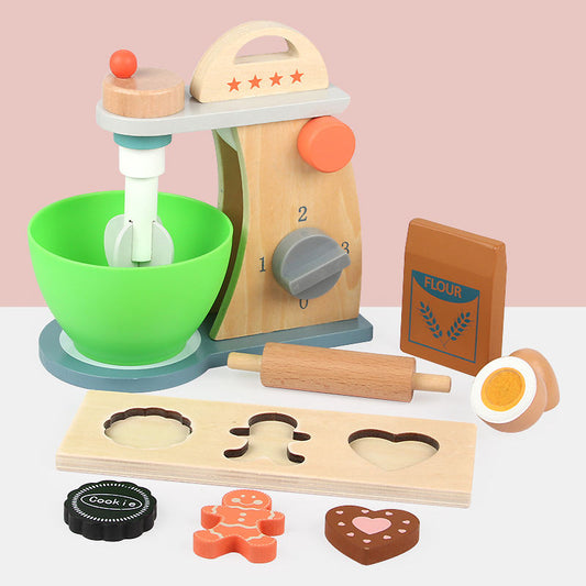 Wooden Flour Machine Toy Set