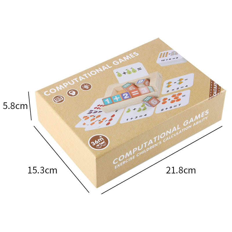 Educational Wooden Games - Number Counting Activities