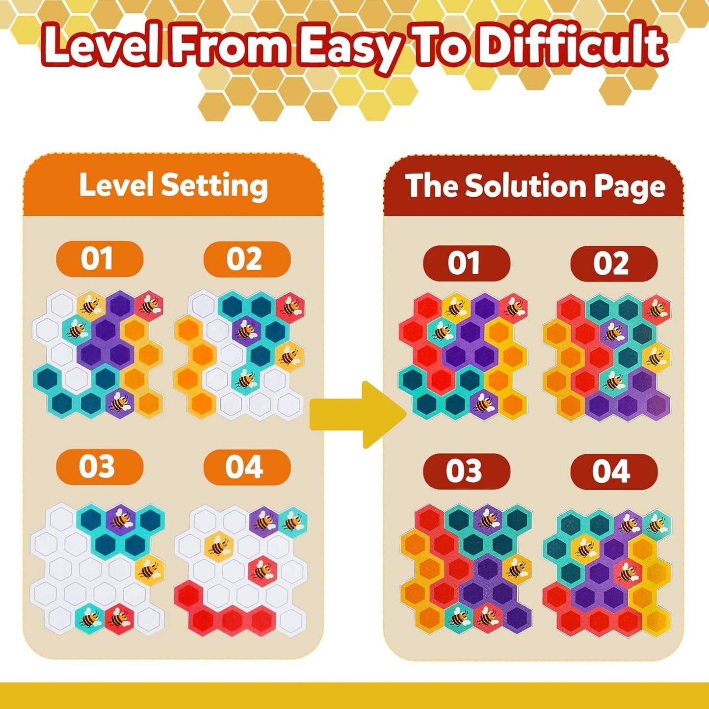 Wooden Logical Thinking Exercise Bee Challenge Game