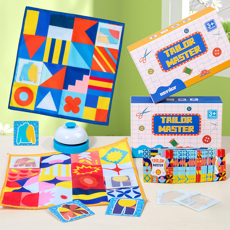 Montessori Tailor Master Game – DIY Color Matching & Dress-Up Learning Toy