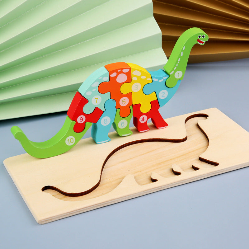 Wooden Montessori Educational 3D Jigsaw Puzzle game