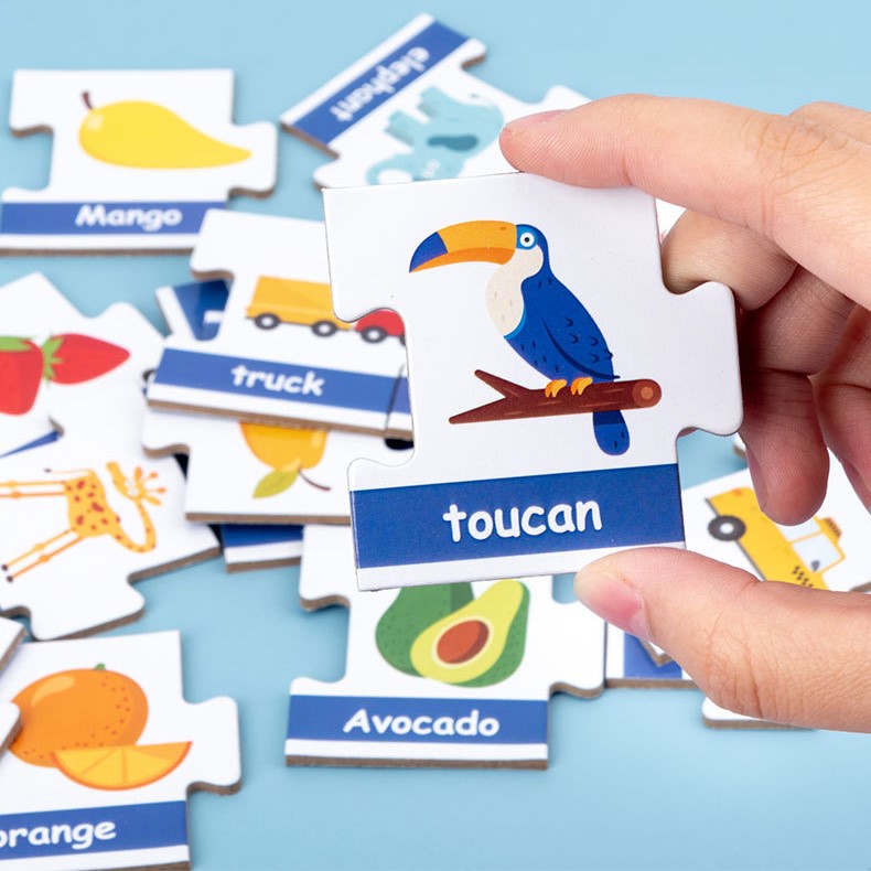 Montessori Word Spelling Toy - 90 Wooden Letters for Early Learning