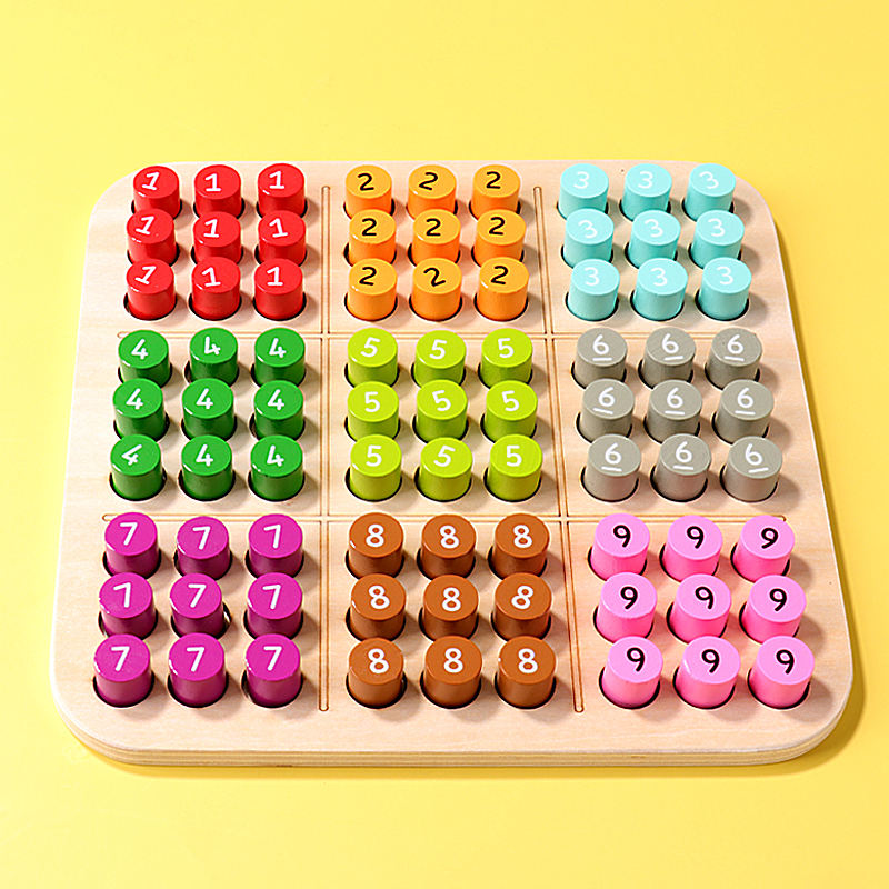 Educational Wooden Sudoku Board Game