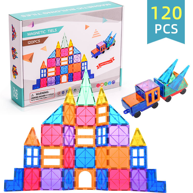Rainbow Magnetic Building Tiles