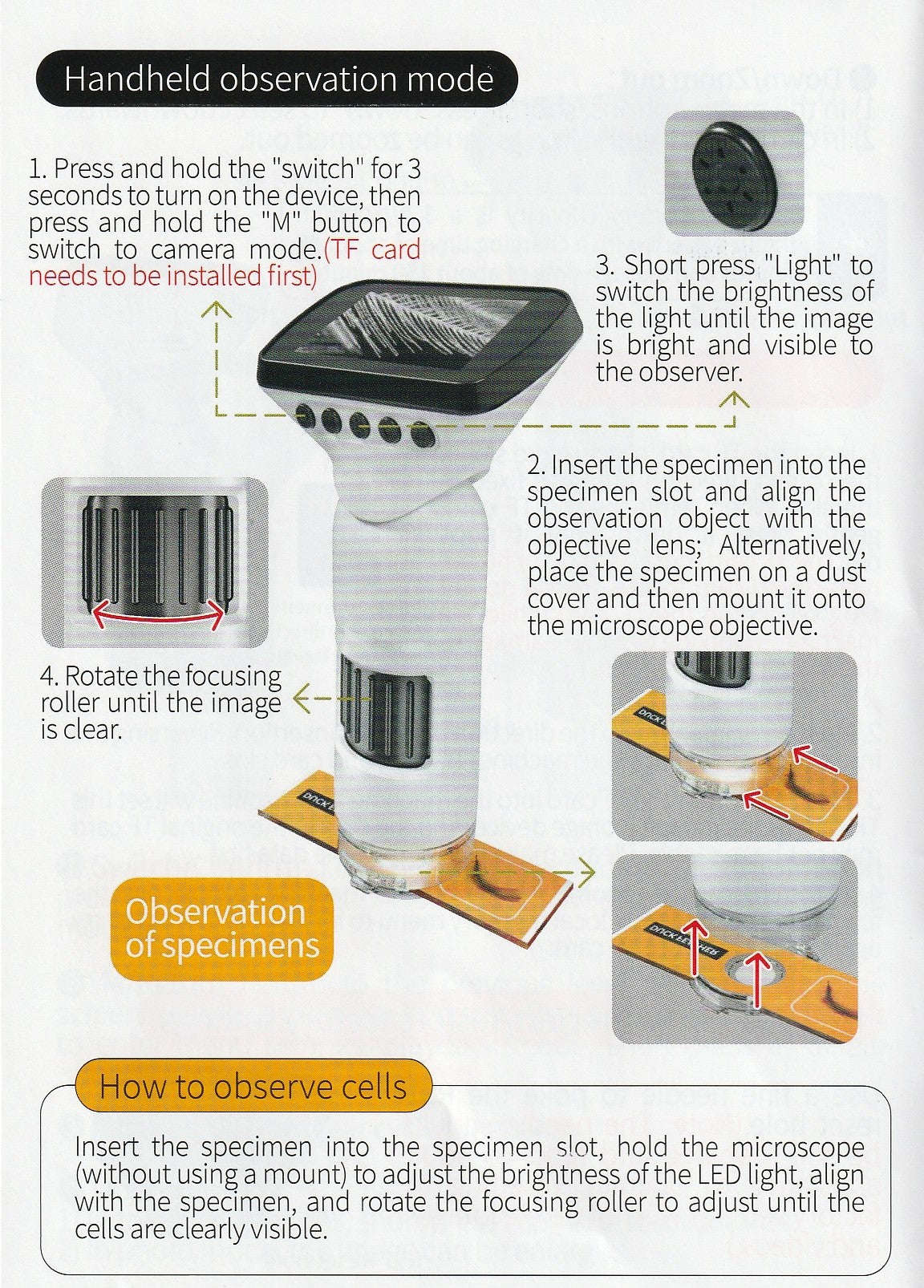 Digital Microscope for Kids & Students