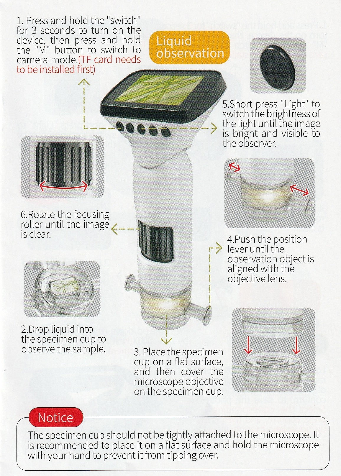 Digital Microscope for Kids & Students