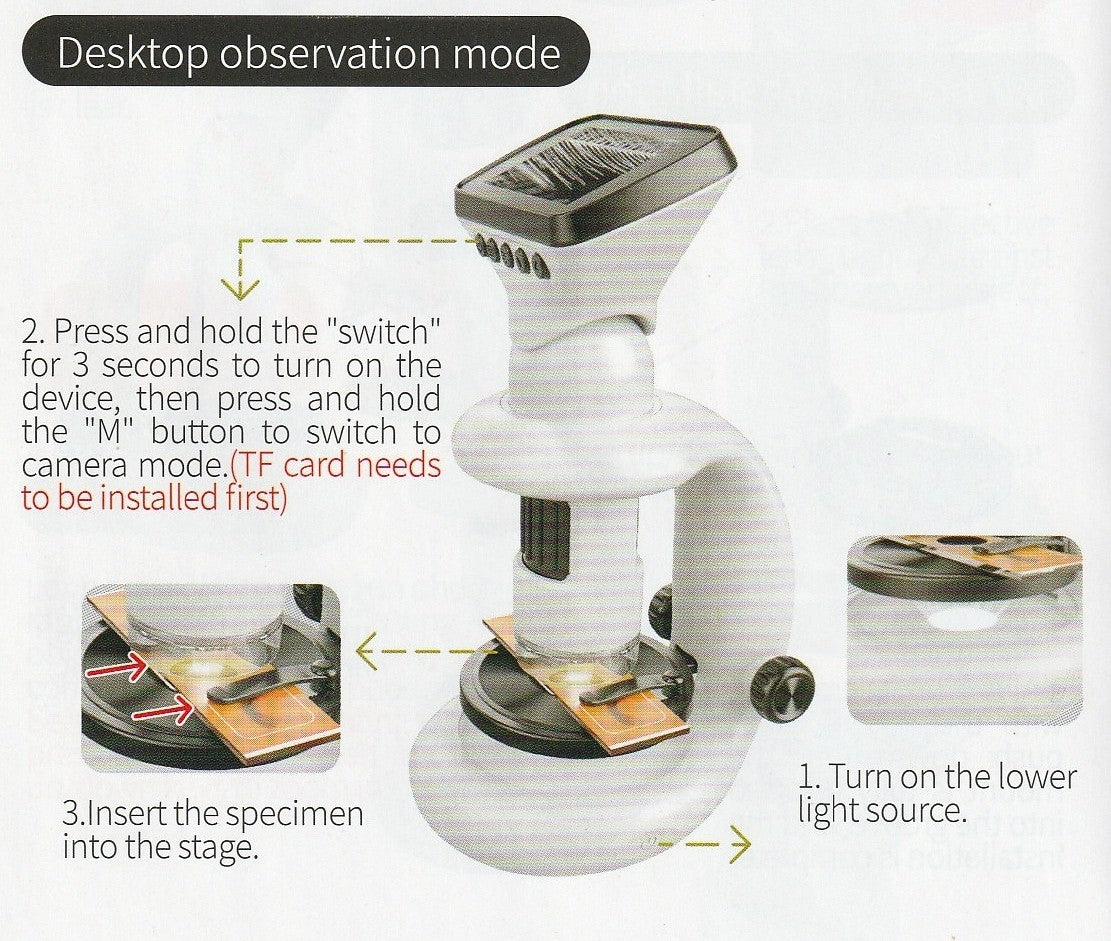 Digital Microscope for Kids & Students