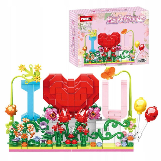The 'I Love You' Building Blocks Set Toy