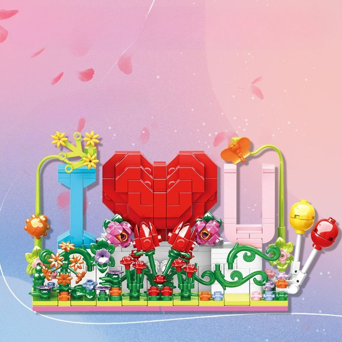 The 'I Love You' Building Blocks Set Toy