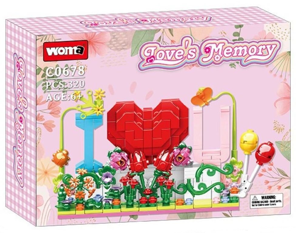 The 'I Love You' Building Blocks Set Toy