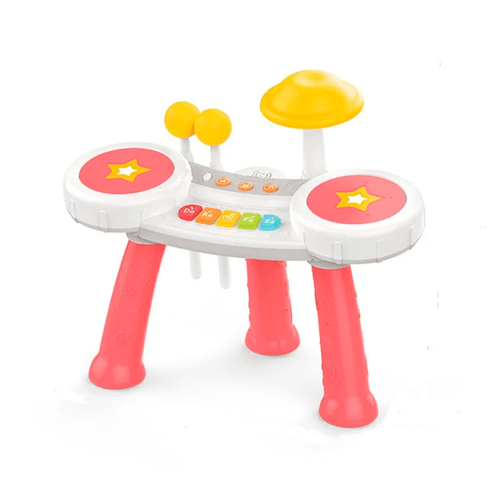 2-in-1 Drum Kit & Piano Set