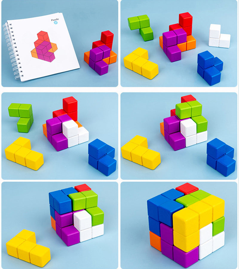3D Master Wooden Building Blocks