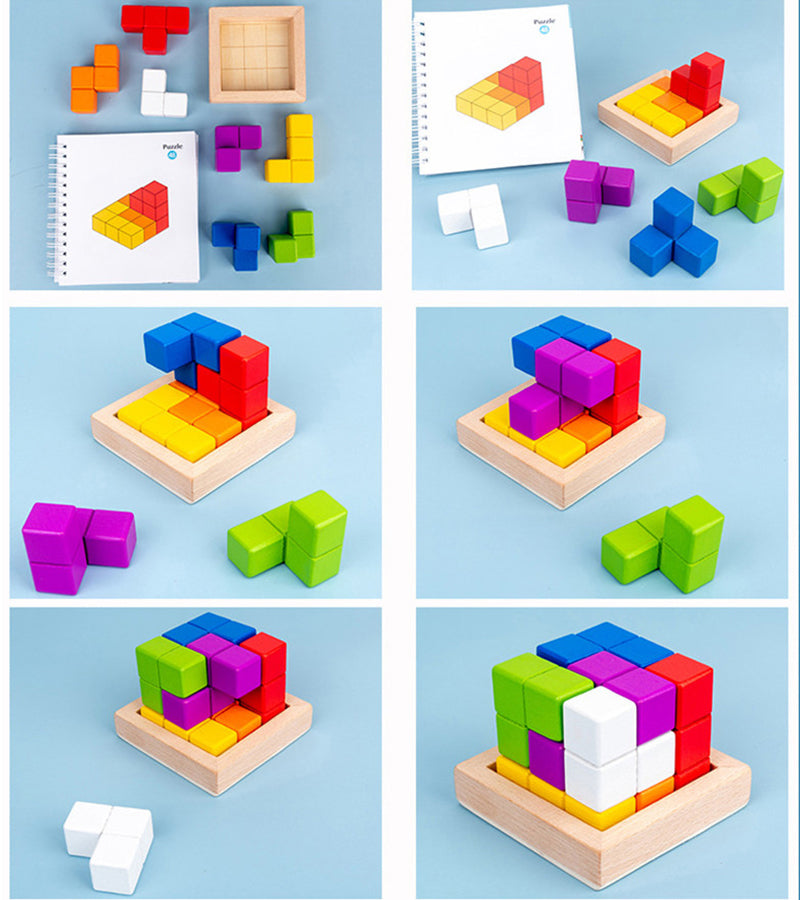 3D Master Wooden Building Blocks