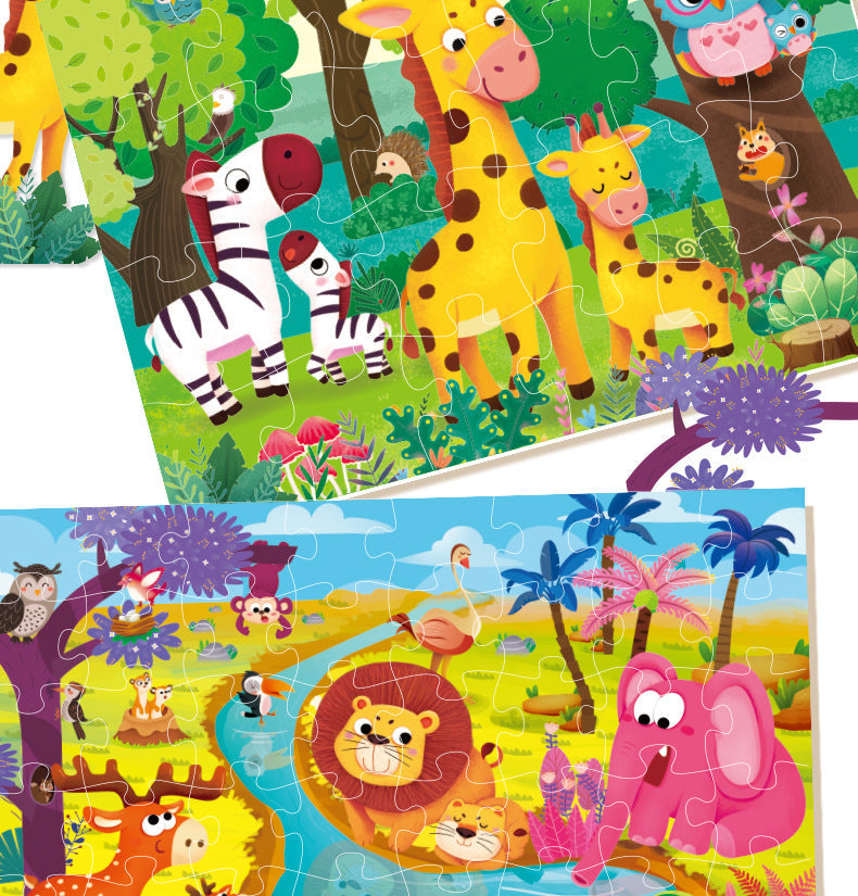 Wooden Jigsaw Puzzle - 24/48/60 PCS