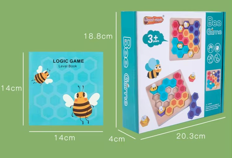 Wooden Logical Thinking Exercise Bee Challenge Game