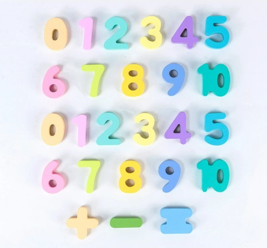 Wooden Addition and Subtraction Ruler Counting Sticks Teaching aid Toy