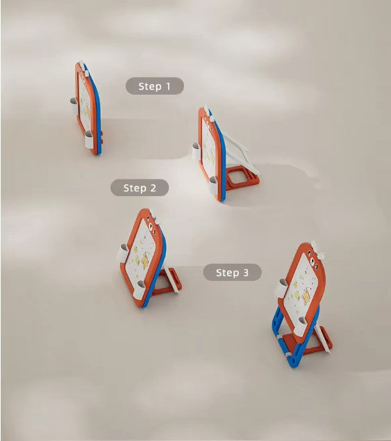 Mini Magnetic Two-sided Foldable Board with a Rabbit Chair