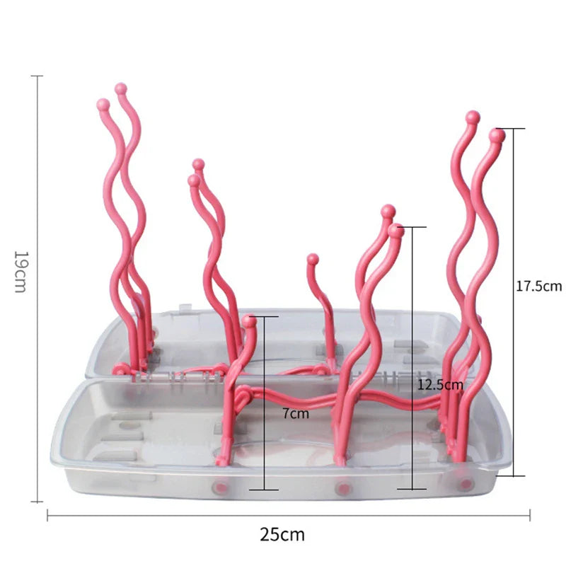 Baby Feeding Bottle Storage Shelf: Milk Bottle Storage Rack