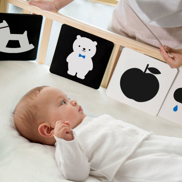 Montessori Learning Educational Baby Vision Stimulation Trigger Cards - 20 Sheets 40 Pages