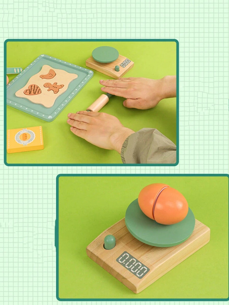 Wooden Biscuit Cooking Maker Set