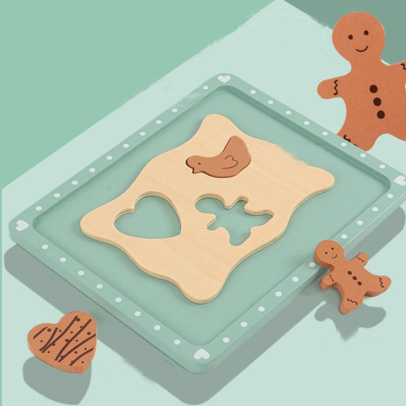 Wooden Biscuit Cooking Maker Set