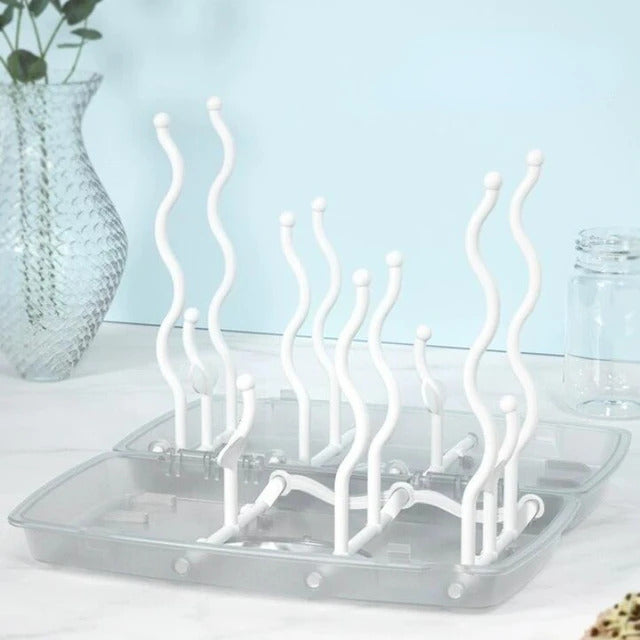 Baby Feeding Bottle Storage Shelf: Milk Bottle Storage Rack