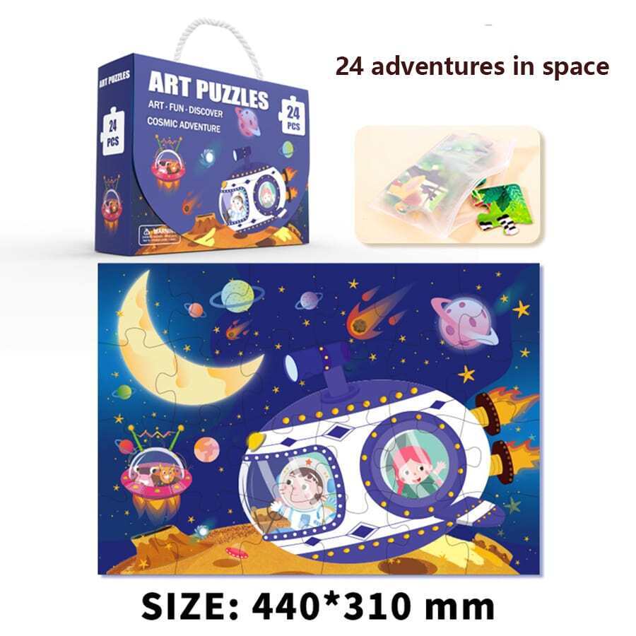 Wooden Jigsaw Puzzle - 24/48/60 PCS