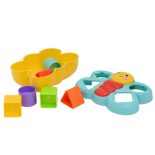 Baby Toy Gift Set – Phone, Butterfly, and Stacking Toys