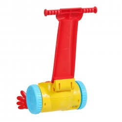 Pushing toy with colored balls