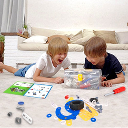 Steam 10-in-1 Self-assembly Car Educational Constructor Toy - 167 PCS